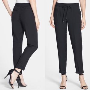 Joie Pants 'Maxi' Tapered Leg Crepe Pants